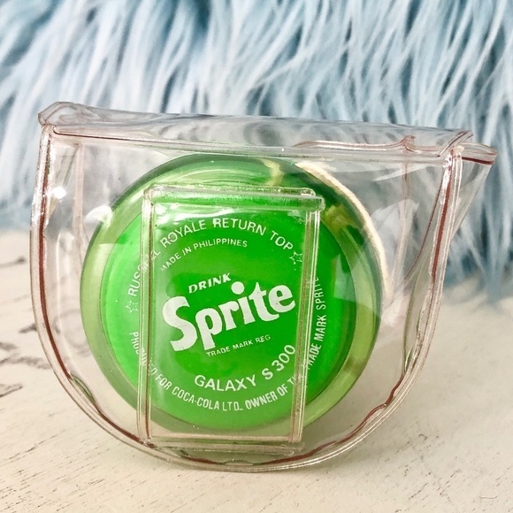Sprite, 1980's, Vintage Promotional, Yo-Yo, With, Coca Cola, Plastic Case Holder - Picture 4 of 11